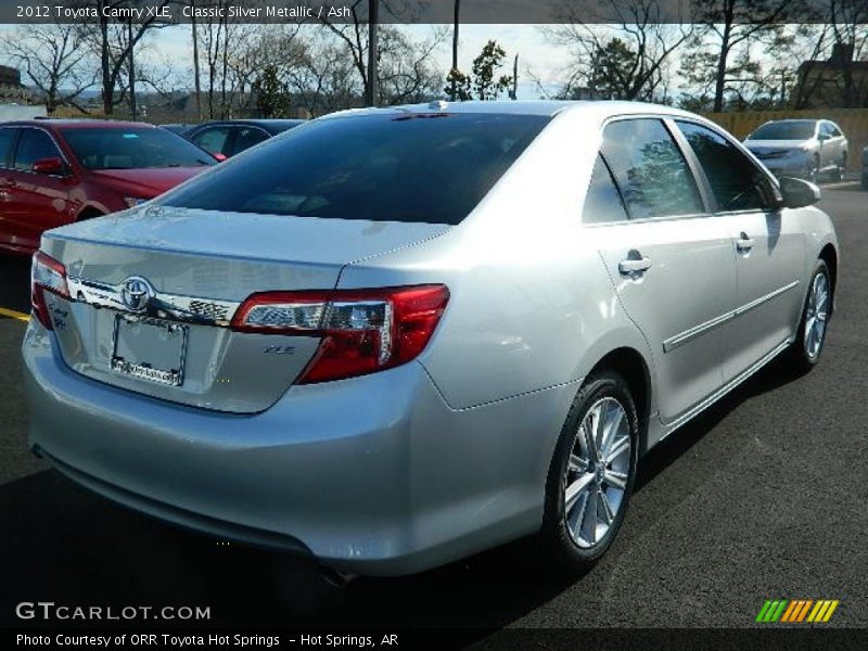 Classic Silver Metallic / Ash 2012 Toyota Camry XLE