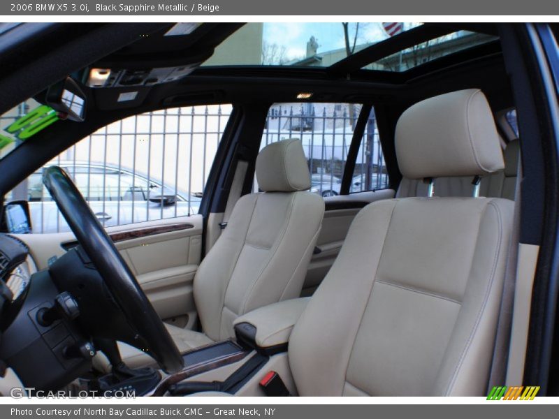 Black Sapphire Metallic / Beige 2006 BMW X5 3.0i