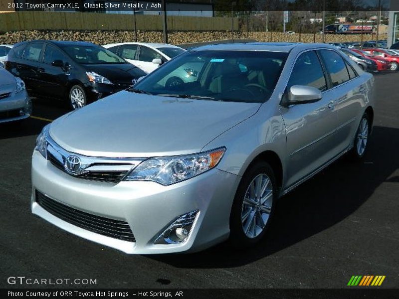 Classic Silver Metallic / Ash 2012 Toyota Camry XLE