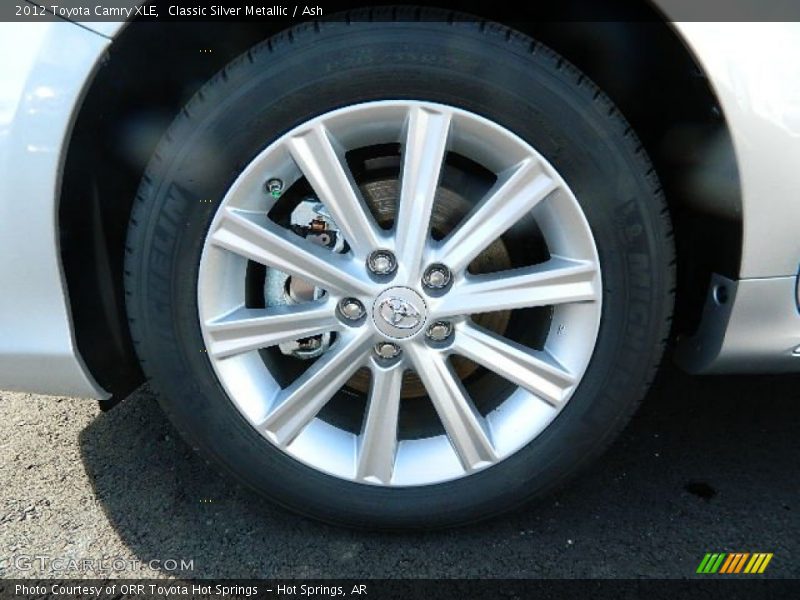 Classic Silver Metallic / Ash 2012 Toyota Camry XLE