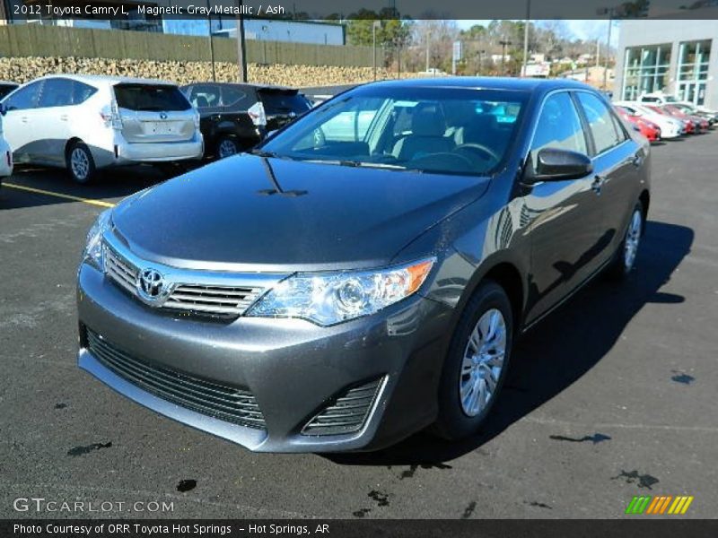 Magnetic Gray Metallic / Ash 2012 Toyota Camry L