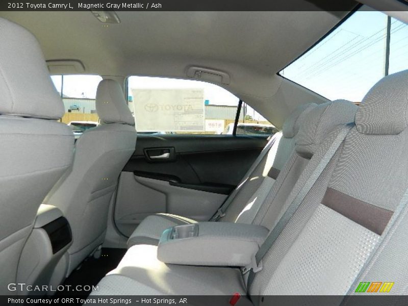Magnetic Gray Metallic / Ash 2012 Toyota Camry L
