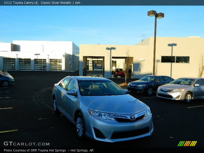 Classic Silver Metallic / Ash 2012 Toyota Camry LE