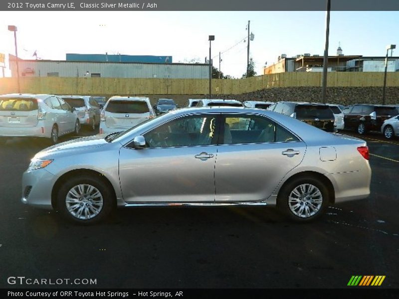 Classic Silver Metallic / Ash 2012 Toyota Camry LE