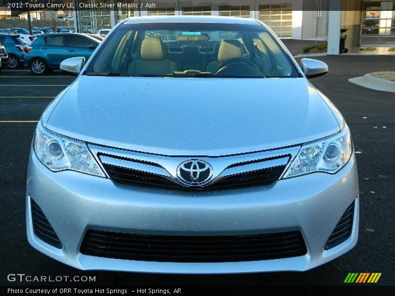Classic Silver Metallic / Ash 2012 Toyota Camry LE