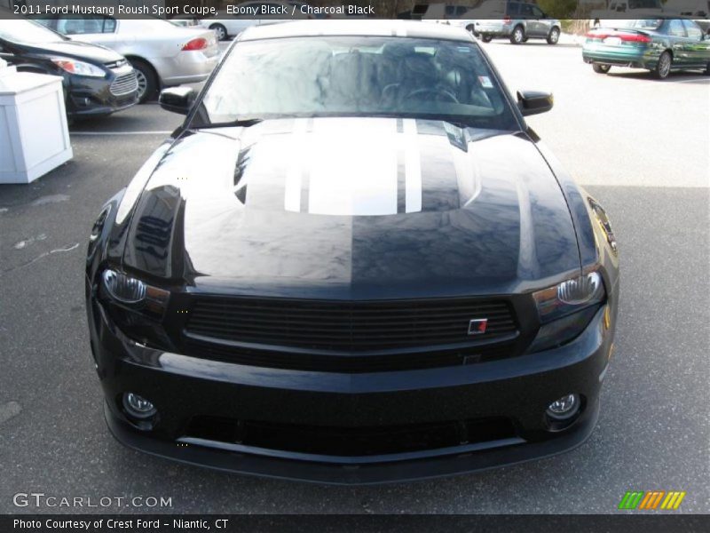 Ebony Black / Charcoal Black 2011 Ford Mustang Roush Sport Coupe