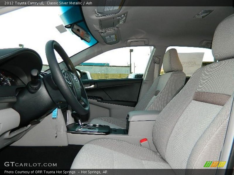Classic Silver Metallic / Ash 2012 Toyota Camry LE