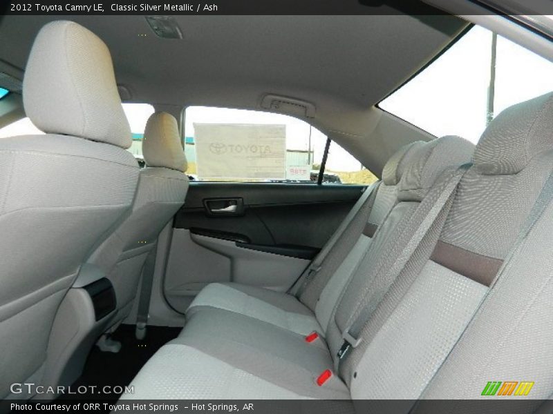 Classic Silver Metallic / Ash 2012 Toyota Camry LE