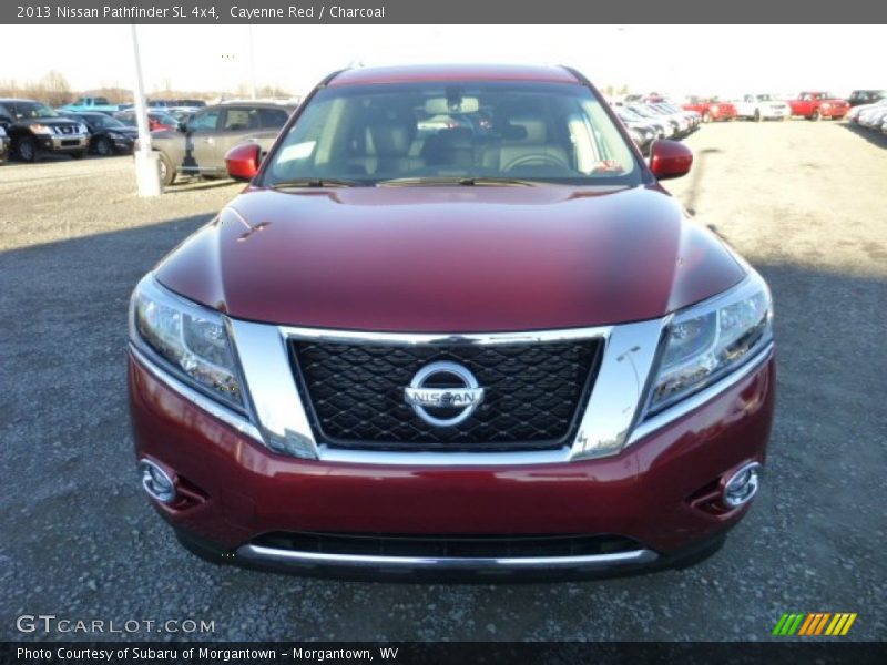 Cayenne Red / Charcoal 2013 Nissan Pathfinder SL 4x4