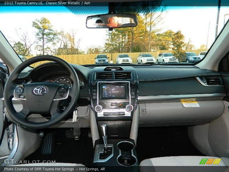 Classic Silver Metallic / Ash 2012 Toyota Camry LE