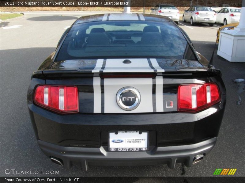 Ebony Black / Charcoal Black 2011 Ford Mustang Roush Sport Coupe