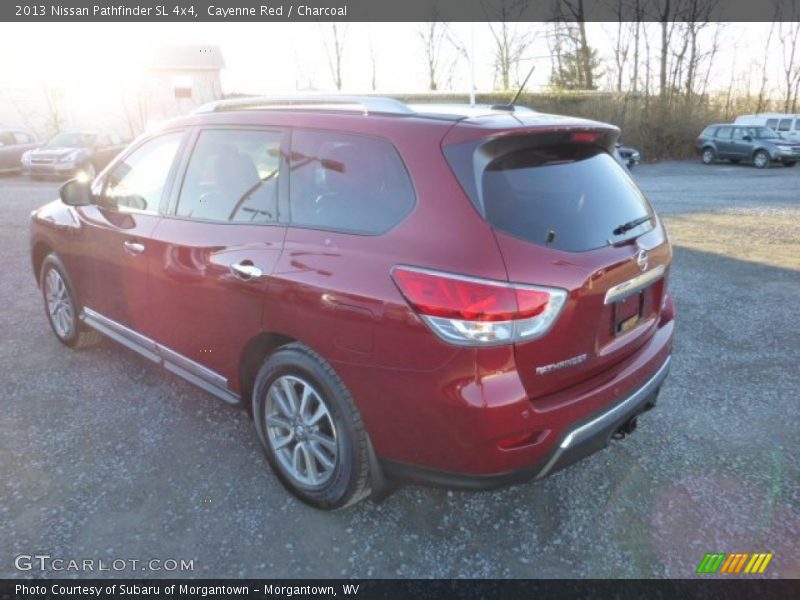 Cayenne Red / Charcoal 2013 Nissan Pathfinder SL 4x4