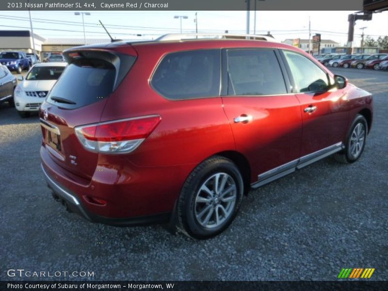 Cayenne Red / Charcoal 2013 Nissan Pathfinder SL 4x4