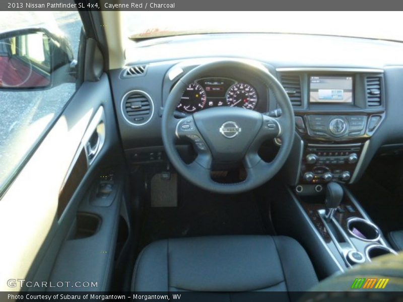 Cayenne Red / Charcoal 2013 Nissan Pathfinder SL 4x4