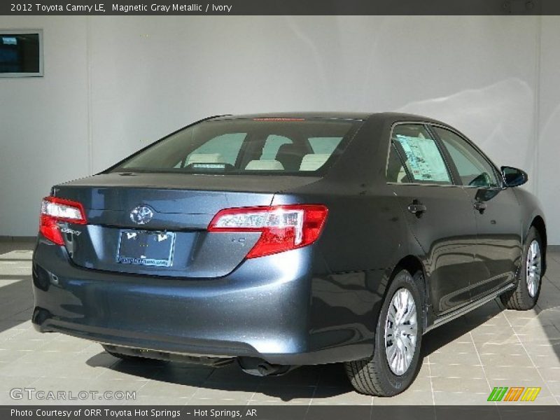 Magnetic Gray Metallic / Ivory 2012 Toyota Camry LE
