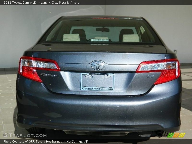 Magnetic Gray Metallic / Ivory 2012 Toyota Camry LE