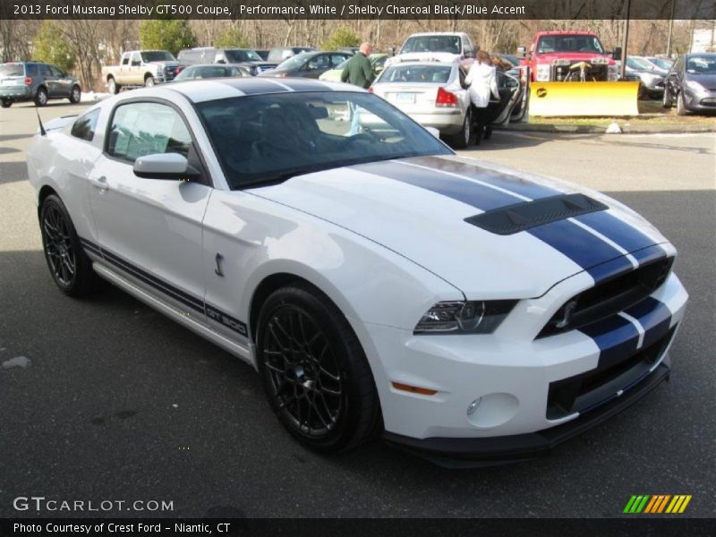 Front 3/4 View of 2013 Mustang Shelby GT500 Coupe
