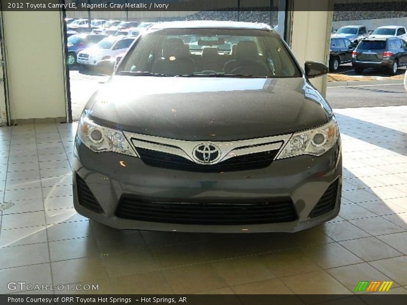 Magnetic Gray Metallic / Ivory 2012 Toyota Camry LE