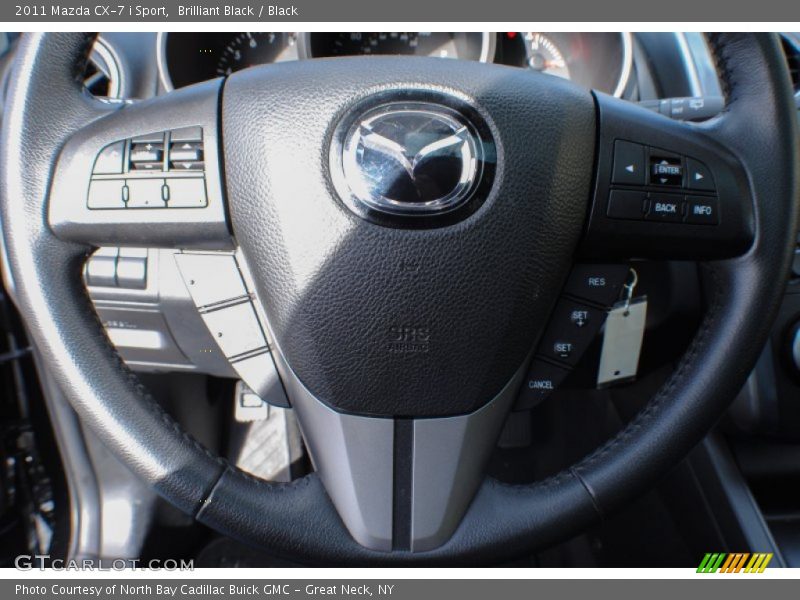 Brilliant Black / Black 2011 Mazda CX-7 i Sport