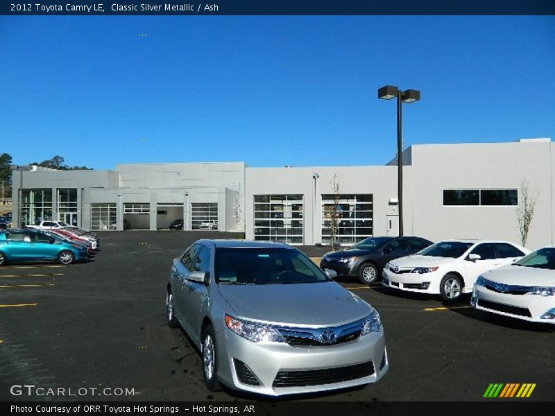 Classic Silver Metallic / Ash 2012 Toyota Camry LE
