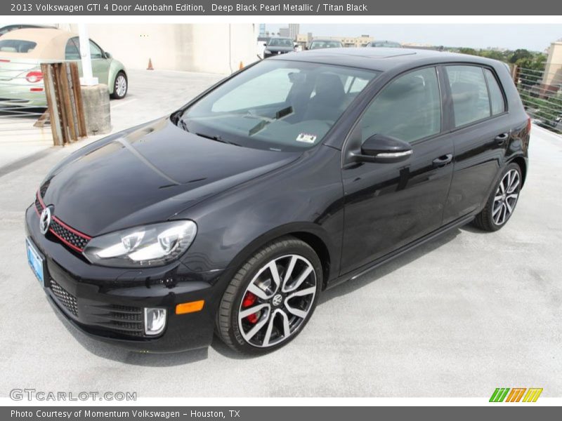 Front 3/4 View of 2013 GTI 4 Door Autobahn Edition