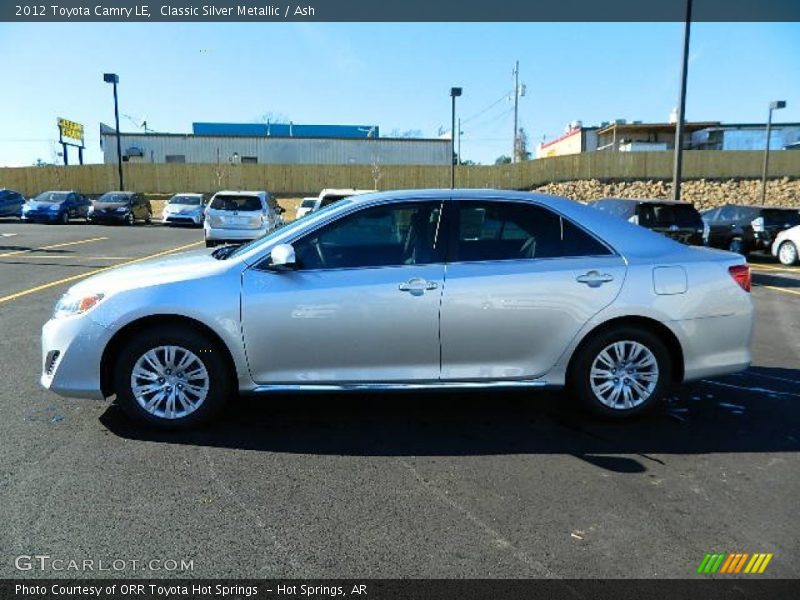 Classic Silver Metallic / Ash 2012 Toyota Camry LE