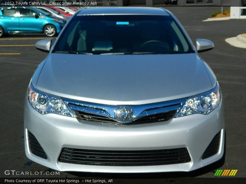Classic Silver Metallic / Ash 2012 Toyota Camry LE