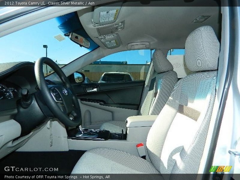Classic Silver Metallic / Ash 2012 Toyota Camry LE
