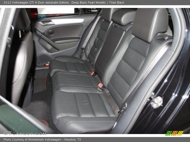 Rear Seat of 2013 GTI 4 Door Autobahn Edition