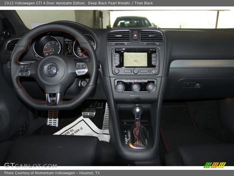 Deep Black Pearl Metallic / Titan Black 2013 Volkswagen GTI 4 Door Autobahn Edition