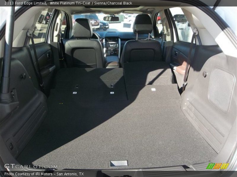 White Platinum Tri-Coat / Sienna/Charcoal Black 2013 Ford Edge Limited