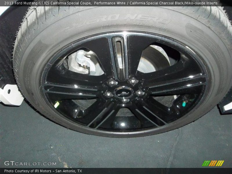 Performance White / California Special Charcoal Black/Miko-suede Inserts 2013 Ford Mustang GT/CS California Special Coupe
