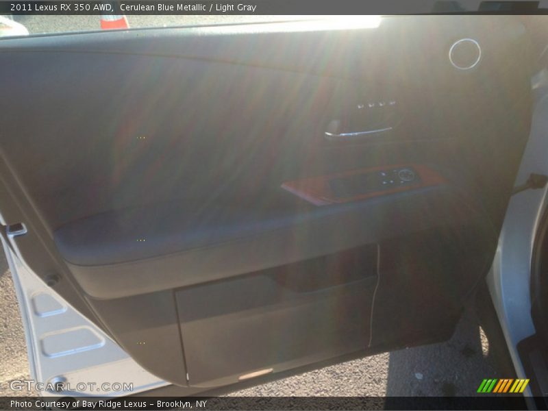 Cerulean Blue Metallic / Light Gray 2011 Lexus RX 350 AWD