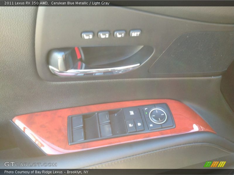 Cerulean Blue Metallic / Light Gray 2011 Lexus RX 350 AWD