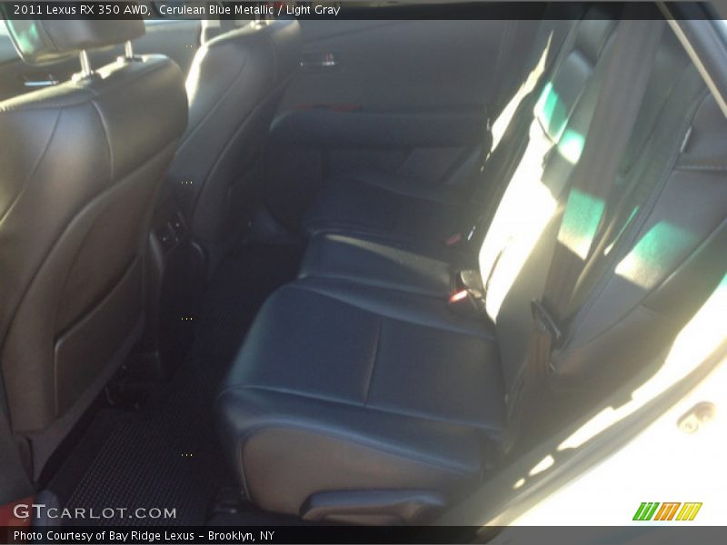 Cerulean Blue Metallic / Light Gray 2011 Lexus RX 350 AWD