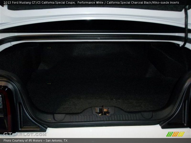 Performance White / California Special Charcoal Black/Miko-suede Inserts 2013 Ford Mustang GT/CS California Special Coupe