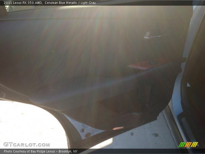 Cerulean Blue Metallic / Light Gray 2011 Lexus RX 350 AWD
