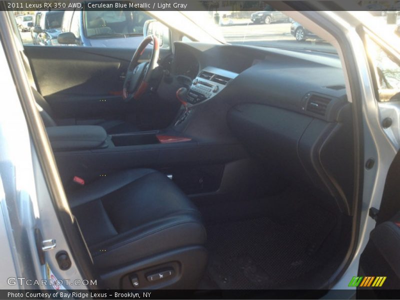 Cerulean Blue Metallic / Light Gray 2011 Lexus RX 350 AWD