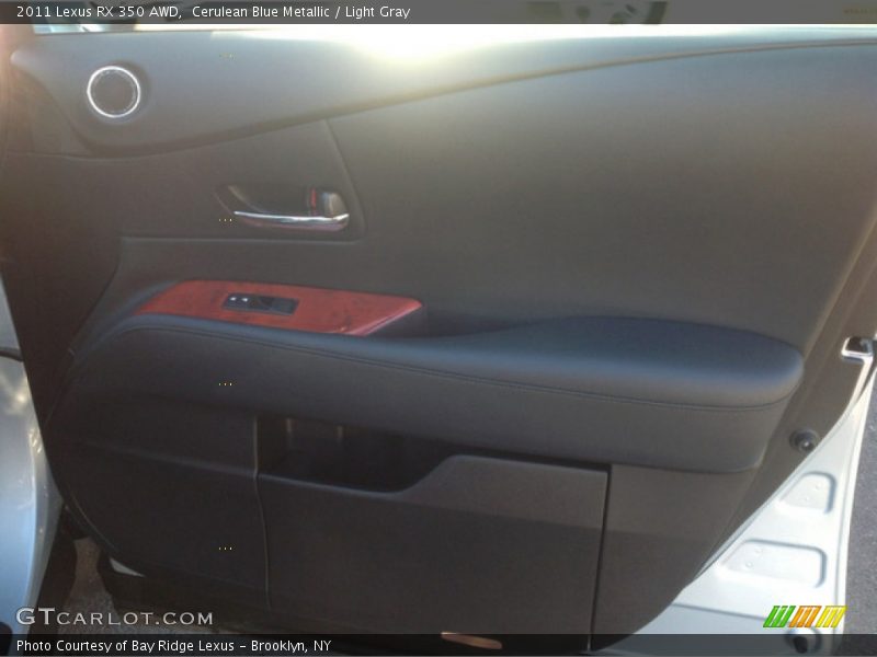 Cerulean Blue Metallic / Light Gray 2011 Lexus RX 350 AWD