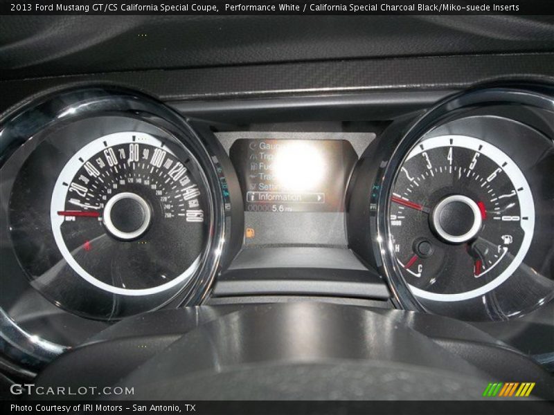  2013 Mustang GT/CS California Special Coupe GT/CS California Special Coupe Gauges
