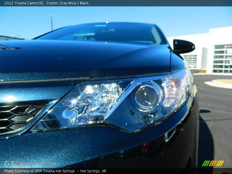 Cosmic Gray Mica / Black 2012 Toyota Camry SE