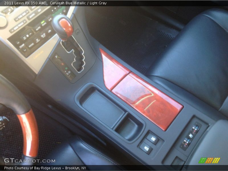 Cerulean Blue Metallic / Light Gray 2011 Lexus RX 350 AWD