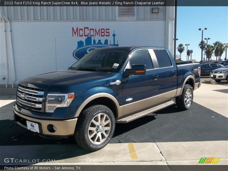 Blue Jeans Metallic / King Ranch Chaparral Leather 2013 Ford F150 King Ranch SuperCrew 4x4