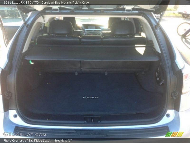 Cerulean Blue Metallic / Light Gray 2011 Lexus RX 350 AWD