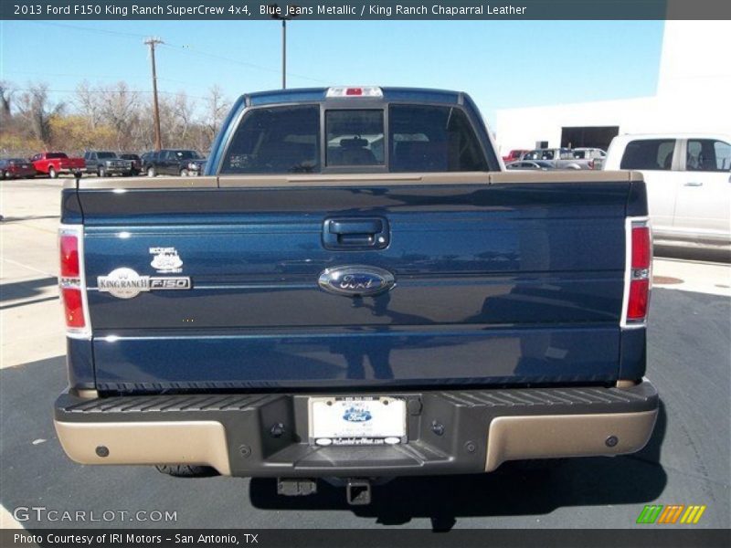 Blue Jeans Metallic / King Ranch Chaparral Leather 2013 Ford F150 King Ranch SuperCrew 4x4