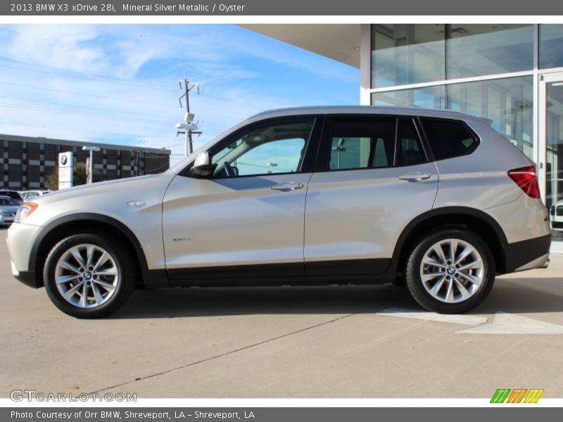 Mineral Silver Metallic / Oyster 2013 BMW X3 xDrive 28i
