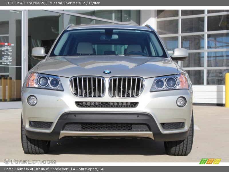 Mineral Silver Metallic / Oyster 2013 BMW X3 xDrive 28i