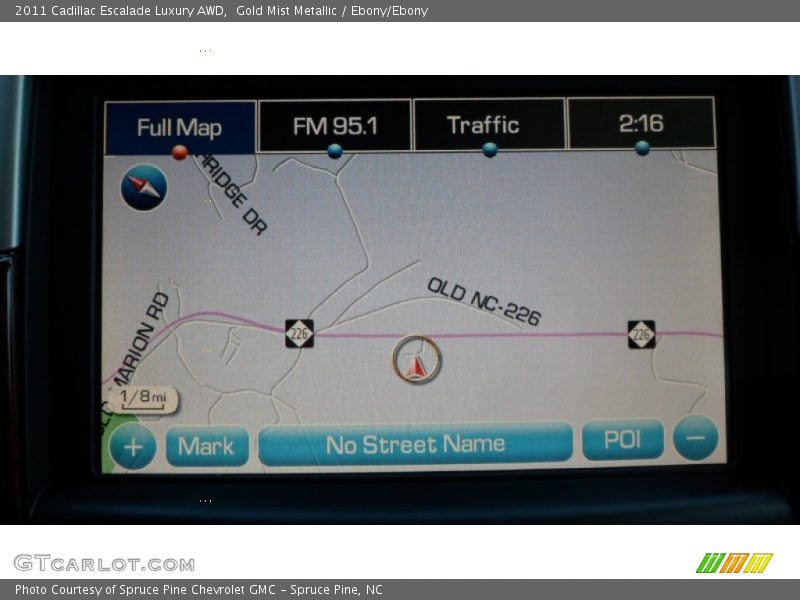 Gold Mist Metallic / Ebony/Ebony 2011 Cadillac Escalade Luxury AWD