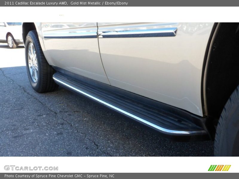 Gold Mist Metallic / Ebony/Ebony 2011 Cadillac Escalade Luxury AWD