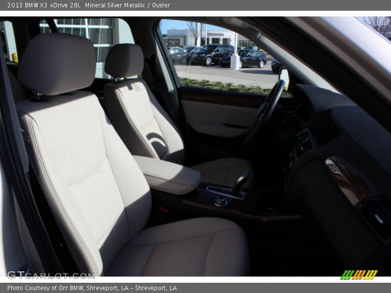 Mineral Silver Metallic / Oyster 2013 BMW X3 xDrive 28i